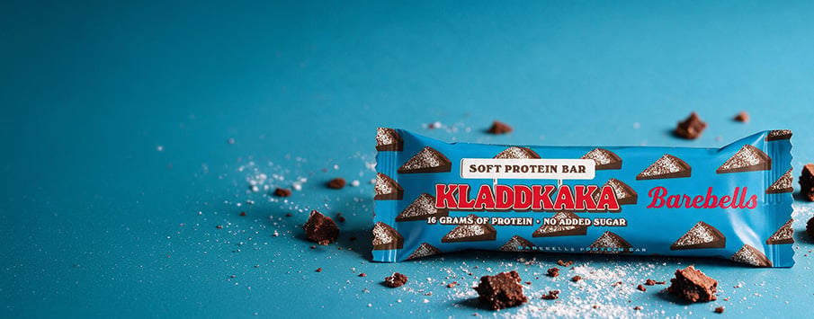 Barebells Soft Protein Bar. Kladdkaka
